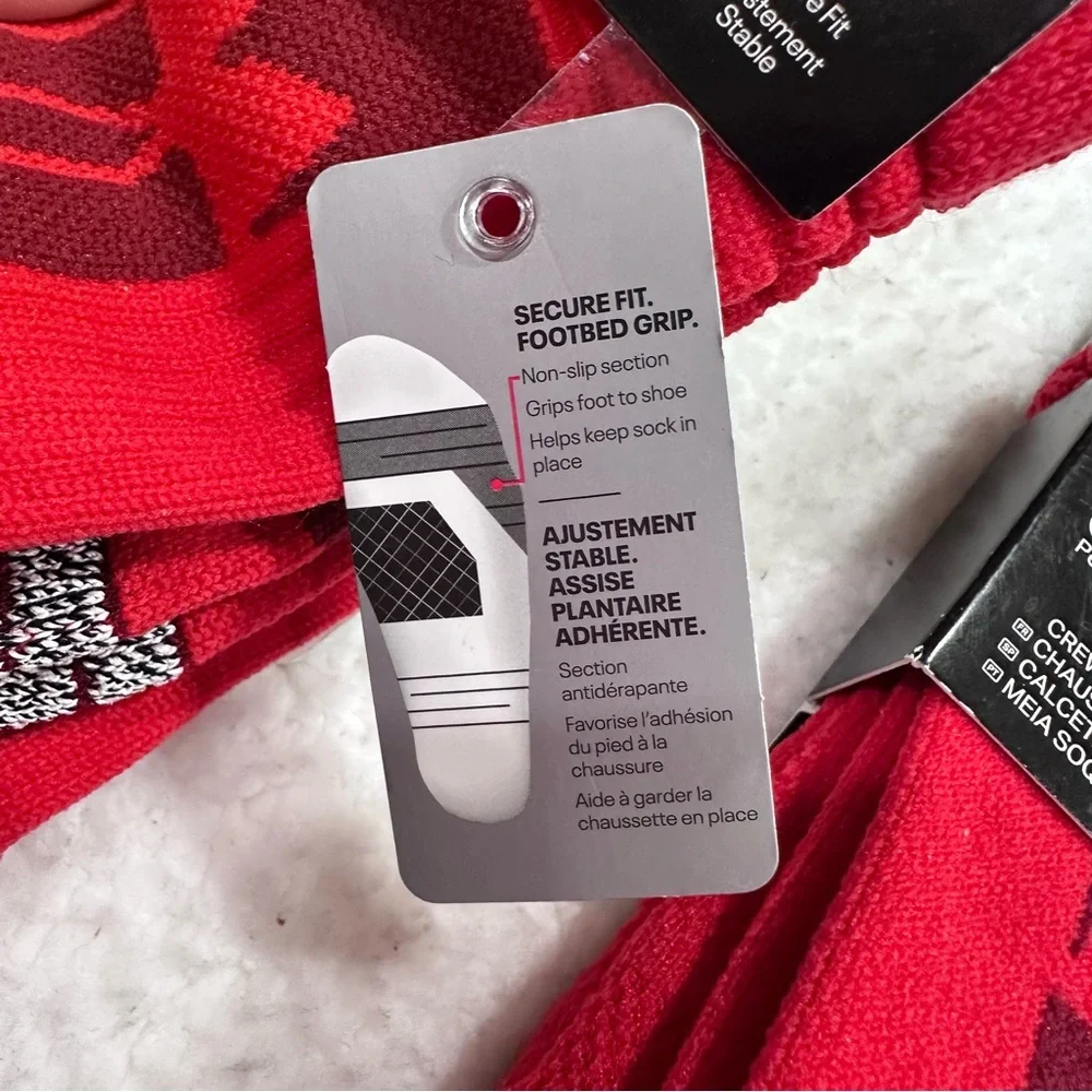 Under Armour Playmaker Red Athletic Socks
